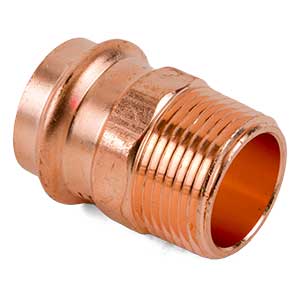 3/4" Copper Press Fitting Male Adapter